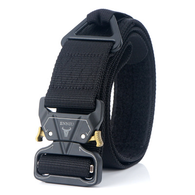 Alloy Buckle Outdoor Tactics Belt Men's Military Training Belt Rescue Drop Safety Nylon Outer Belt Belt