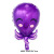 Underwater World Theme Balloon Set Octopus Animal Balloon Children's Birthday Bath Party Decoration