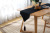 Solid Color Series Table Runner Simple Decorative White Black Table Tassel Table Runner