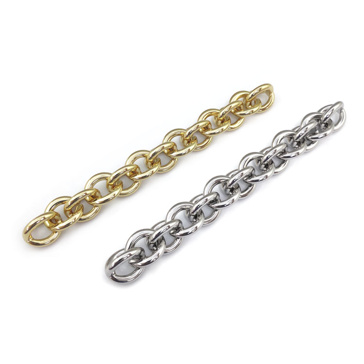 基业五金链条孖圆链箱包配件特色单肩包金属链各种尺寸规格定制