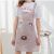 Korean Fashion Kitchen Waterproof Chef Apron Home Cleaning Oil-Proof Work Clothes Cute Bear Apron