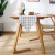 Simple Modern White Plaid Table Runner Cotton and Linen Small Fresh Tassel Strip Coffee Table TV Cabinet Decorative Cloth