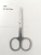 Stainless Steel 2.0 Mirror Sanding Nose Hair Repair Small Scissors Beauty Tools Eyebrow Trimmer Customizable