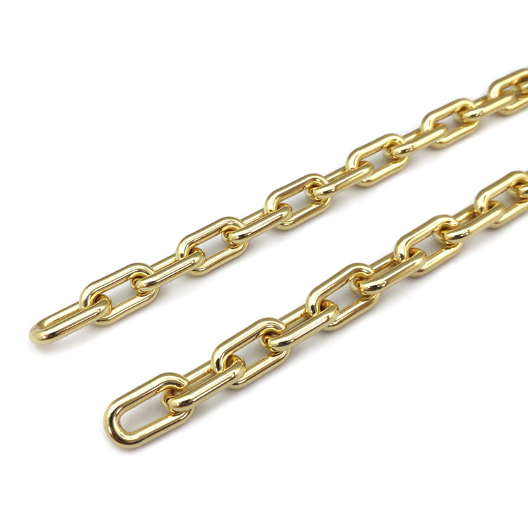 基业五金链条 浅金O字链 箱包配件 服饰 各种尺寸规格定制
