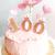 Birthday Cake Digital Candle 0-9 Gold Pink Blue Crown Printing Party Birthday Candle