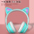 AKZ-K26 Headset Bluetooth Cat Ears Light-Emitting Cute Cool Card Wireless Sports Stereo Headset