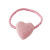 Korean Ins Girl Heart Candy Color Love Hair Rope All-Match Hair Ties Plush Rubber Band Contrast Color Hair Band Basic Hair Accessories