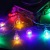 Factory Wholesale Led Bubble Ball Color Lighting Chain Christmas Holiday Battery Box Courtyard Decorative Light Transparent Ball Lighting Chain