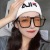 Sunglasses 2021 New Online Influencer Fashion Vintage Street Shot Sunglasses Trendy Metal Star TikTok Same Style