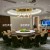 Seafood Hotel Electric Table Restaurant Electric Turntable Large round Table by Light Luxury Solid Wood Dining Table