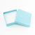 Customized Lid and Base Box Jewelry Packing Box Gift Box High-End Cosmetics Packing Box Blue Set