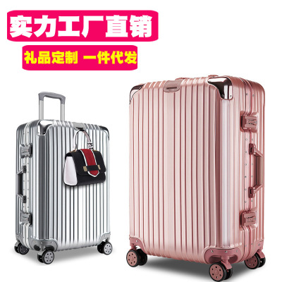 Frame Luggage 20-Inch Universal Wheel Customized Suitcase Boarding Bag Password Suitcase One Piece Dropshipping