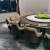 Seafood Hotel Solid Wood Electric Dining Table and Chair Restaurant Modern Light Luxury Solid Wood Chair Bentley Chair