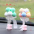 Tiktok Same Love Macaron Light Shaking Head Confession Balloon Creative Doll Car Decoration Cake Ornament