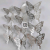 New Double-Layer Hollow Butterfly Wedding Home Simulation Aluminum Foil Butterfly Wall Sticker Cross-Border Hot