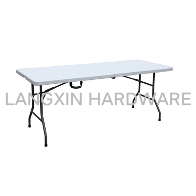 Portable Long Table Dining Table Training Conference Blow Molding Folding Table Stall Table Outdoor Folding Tables And Chairs Folding Table Chair Factory Supply And Marketing