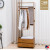 Solid Wood Hanger Bedroom Component Wardrobe Simple Modern Bamboo Floor-Type Coat Hanger Coat Rack