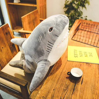 Shark Plush Toy Pillow TikTok Same Shark Birthday Gift Simulation Plush Doll Wholesale