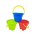 Beach Toy Bucket 5-Piece Set Water Digging Sand Seaside Toy Shovel Rake Kindergarten Baby Toy
