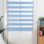 Factory Direct Curtain Double-Layer Shading Curtain Soft Gauze Curtain Bathroom Balcony Living Room and Kitchen Roller Shutter Louver Curtain