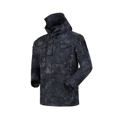 Winter Tactical Outdoor Jacket Coat Men's Mid-Length Outdoor Windproof Clothing Breathable Executive Trench Coat