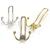 Hallway Living Room Clothes Hook Double Clothes Hook Alloy Clothes Hook Metal Clothes Hook Wardrobe and Cabinet Cabinet Door Clothes Hook