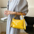 Korean Small Bag Women's New Fashionable Shoulder Messenger Bag Small Fresh Large Capacity Shoulder Transparent Jelly Pack