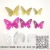 Flying Hollow Butterfly Home Decoration Festival Party Layout Cardboard Butterfly HD Hollow Multi-Level Three-