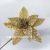 Artificial Flowers Glitter Fake Flowers Christmas Tree Ornaments for Home Wedding Valentine's Day Decorations