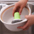 Kitchen Bowl Brush Cleaning Ball Steel Wire Ball Replaceable Cleaning Wok Brush Oil Removal Cleaning Brush with Handle