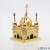 Alloy Mosque Perfume Holder Muslim Car Decoration Cross-Border Supply in Stock Wholesale One Piece Dropshipping