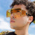 Luxury Shades Plastic Rectangle Sunglasses Colored Frame Sun