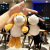 Cartoon Animal Donkey Plush Toy Doll Creative Backpack Ornaments of Key Ring