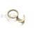 European Style Hook Bright Color Clothes Hook Wall Single Hanging Clothes Hook Wall-Mounted Single Hook behind the Door Creative Coat and Hat Hook