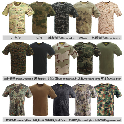 Factory Direct Sales Outdoor T-shirt round Neck Short Sleeve Breathable Sports Short Sleeve Adult Men
