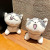 Japanese Cat Plush Doll Cute Mini Keychain Pendant Schoolbag Mobile Phone Decoration Pendant