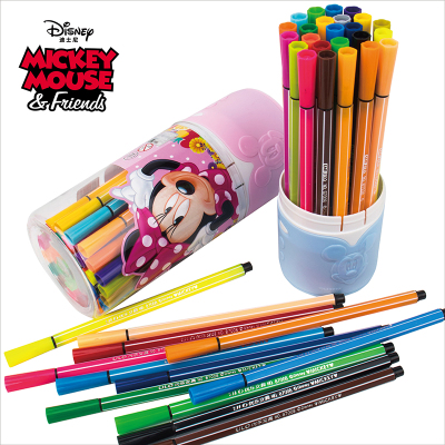 Genuine Disney 36 Color Watercolor Pen Thin Rod Color Pencil Student Stationery Wholesale 21550