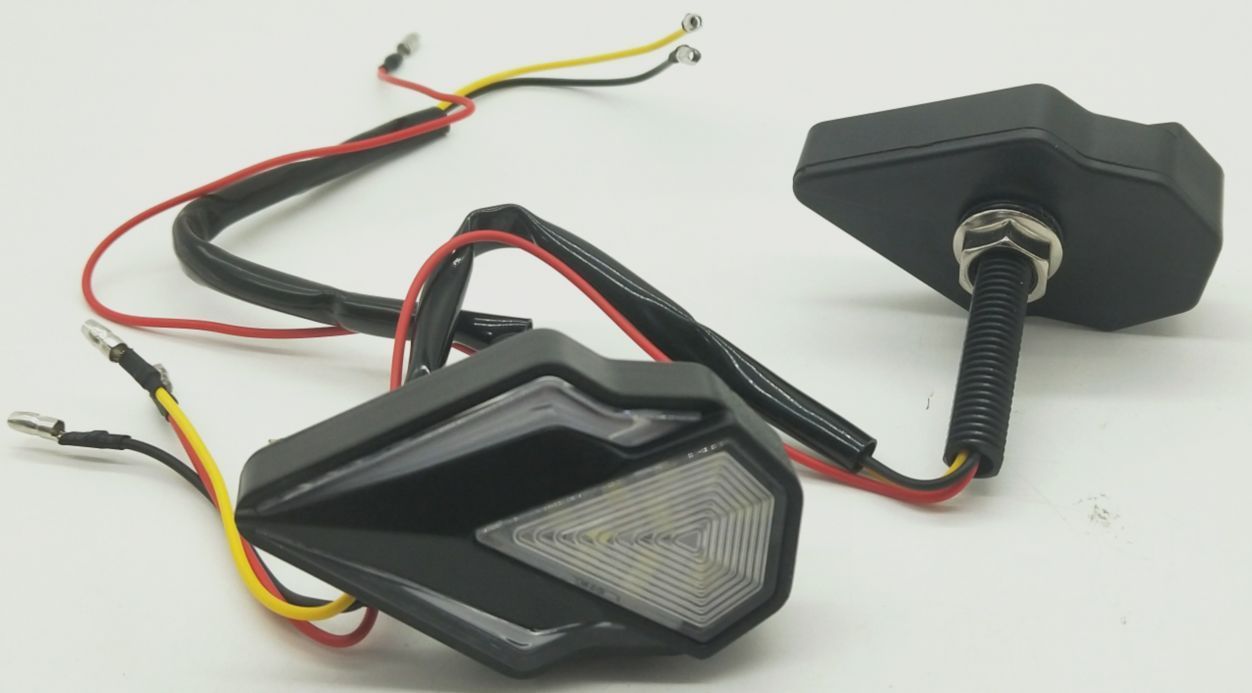 越野车摩托车改装转向灯 9灯 12V3线转向灯 5050灯珠单面亮