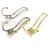 Hallway Living Room Clothes Hook Double Clothes Hook Alloy Clothes Hook Metal Clothes Hook Wardrobe and Cabinet Cabinet Door Clothes Hook