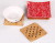 Bamboo Placemat Heat Proof Mat Square Grid Dining Table Cushion Cup Mat Bowl Mat Plate Mat