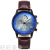 Popular Gift Watch Classic Wrist Watch Fashion Men's Watch High-End Three-Eye Dial Belt Watch in Stock Wholesale