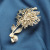 Korean Luxury Fashion Zircon Dandelion Brooch Sweet Elegance Elegant Women Coat Brooch/Collar Pin Ornament