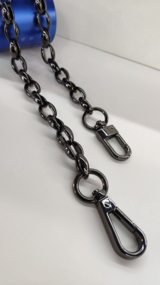 Jiye Hardware Chain Gun Black O-Shaped Chain Luggage Accessories Clothing Various Sizes and Specifications Customization