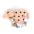 Factory Wholesale Baby Beech Fork Custom Elephant Shape Molar Bracelet Rattle Toy Three-Piece Set