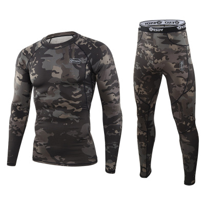 Outdoor New Camouflage Warm Underwear Outdoor Sports Underwear