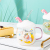 Unicorn Cartoon Glass Cup Cute Transparent Mug with Handle Creative Coffee Cup Personality Straw Cup