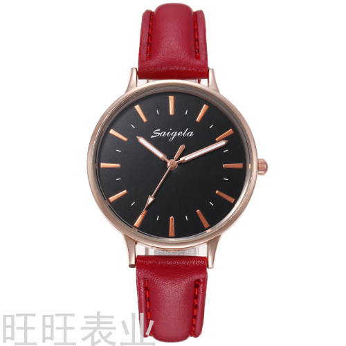 new hot gift watch simple new student trend belt women‘s watch student watch spot supply