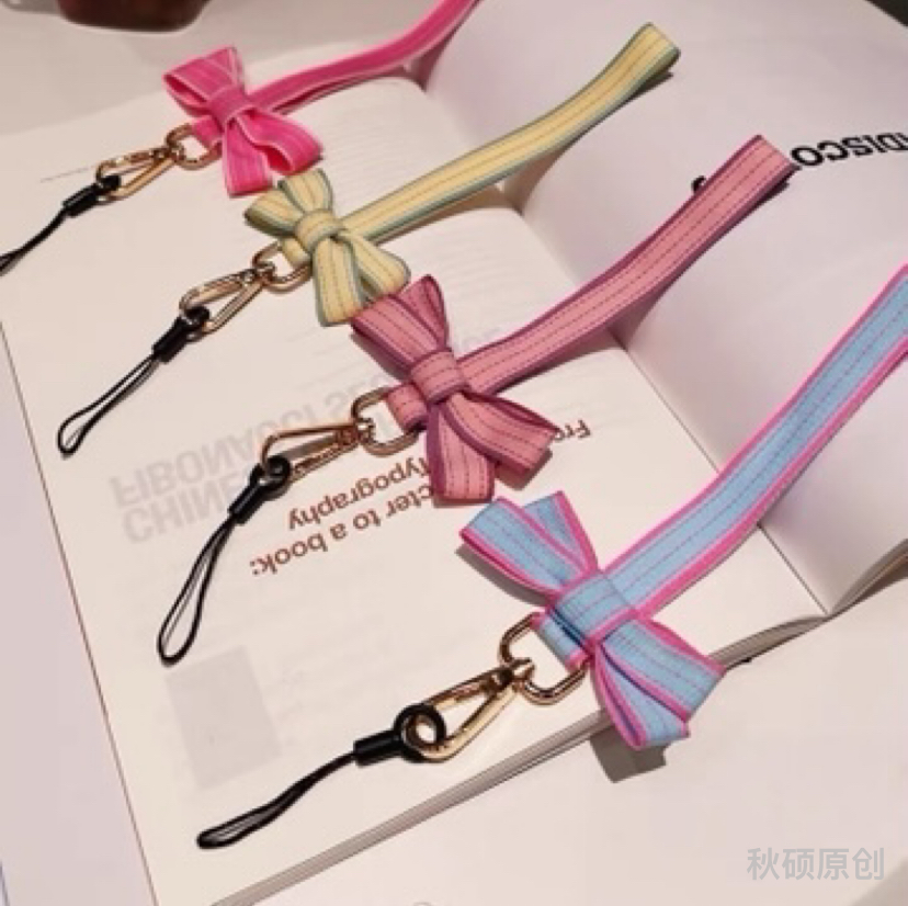 秋硕手机挂绳挂脖女款宽带子挂饰吊坠苹果手机链挂件手链挂件