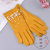 Gloves Autumn and Winter Female Warm Velvet Padded Thickened Driving and Biking Wind-Proof and Cold Protection Students with Touch Screen Korean Pearl Gloves