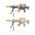 Mei Zhi 5512 Assault Rifle Electric Sound and Light Charge Toy Gun Stall Hot Sale Wholesale Factory Goods Music Gun Toy